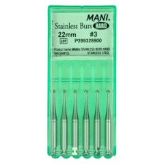 Wiertło Stainless Burs Hard 6 szt Mani 22 mm_#3.webp