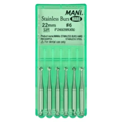 Wiertło Stainless Burs Hard 6 szt Mani 22 mm_#6.webp