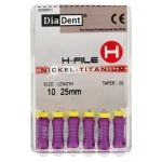 Pilniki tytanowe H-Files 6 szt. DiaDent