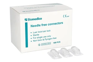 Adapter do strzykawek Luer-Lock typ żeński - żeński 100 szt. Biomedico