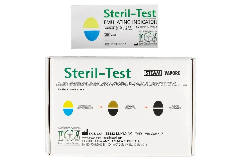 Testy do steryl Steam Vapore kl VI 250 szt ECS - 53795_1_poziom.webp